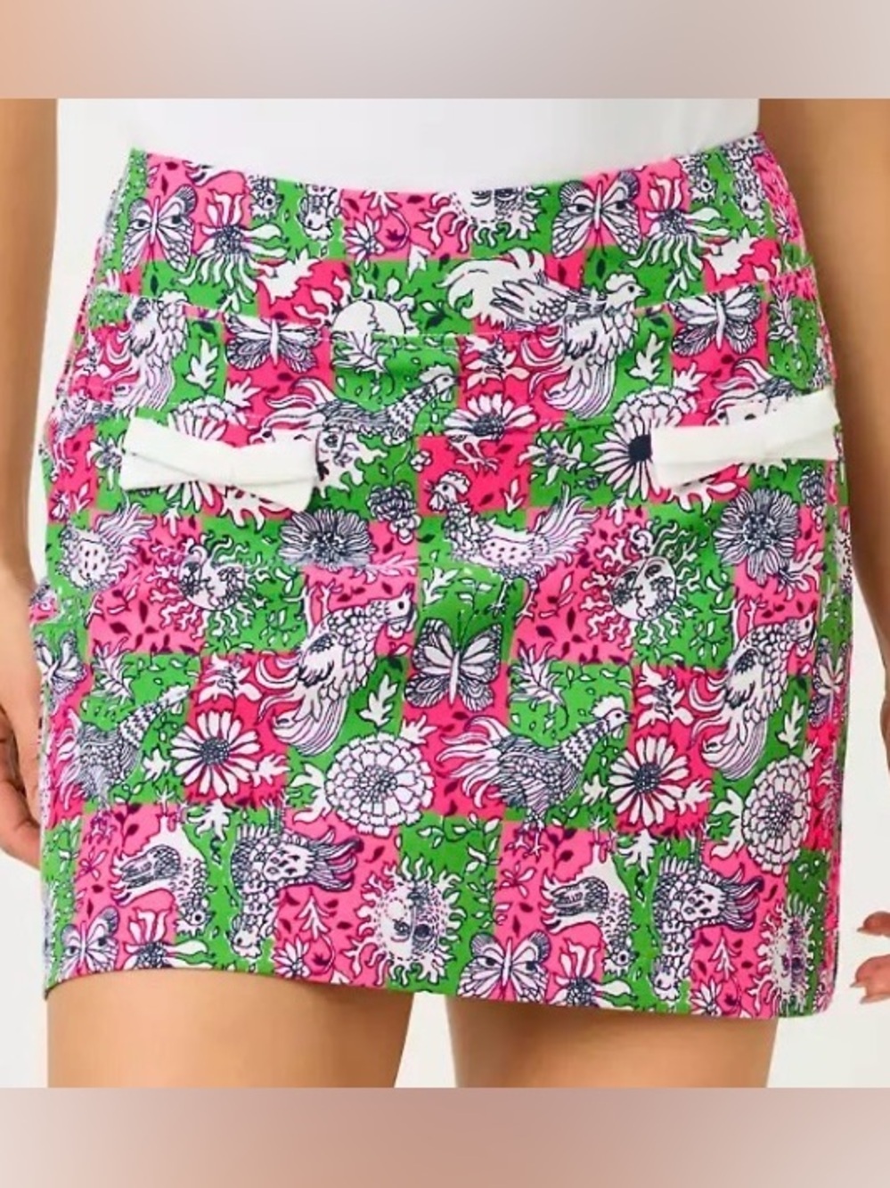 Lilly Pulitzer Luxletic Monica Skort 15” UPF 50+ NWT